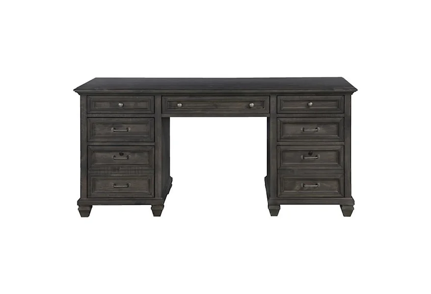 Sutton Place Home Office Executive Desk by Magnussen Home at Esprit Decor Home Furnishings